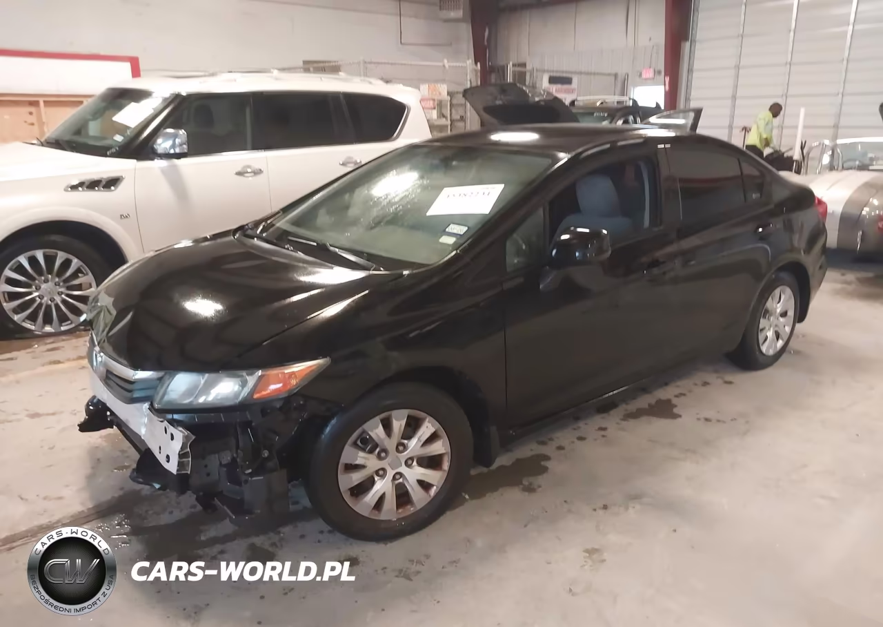 2012 Honda Civic Lx VIN:19XFB2F5XCE109614 - 2