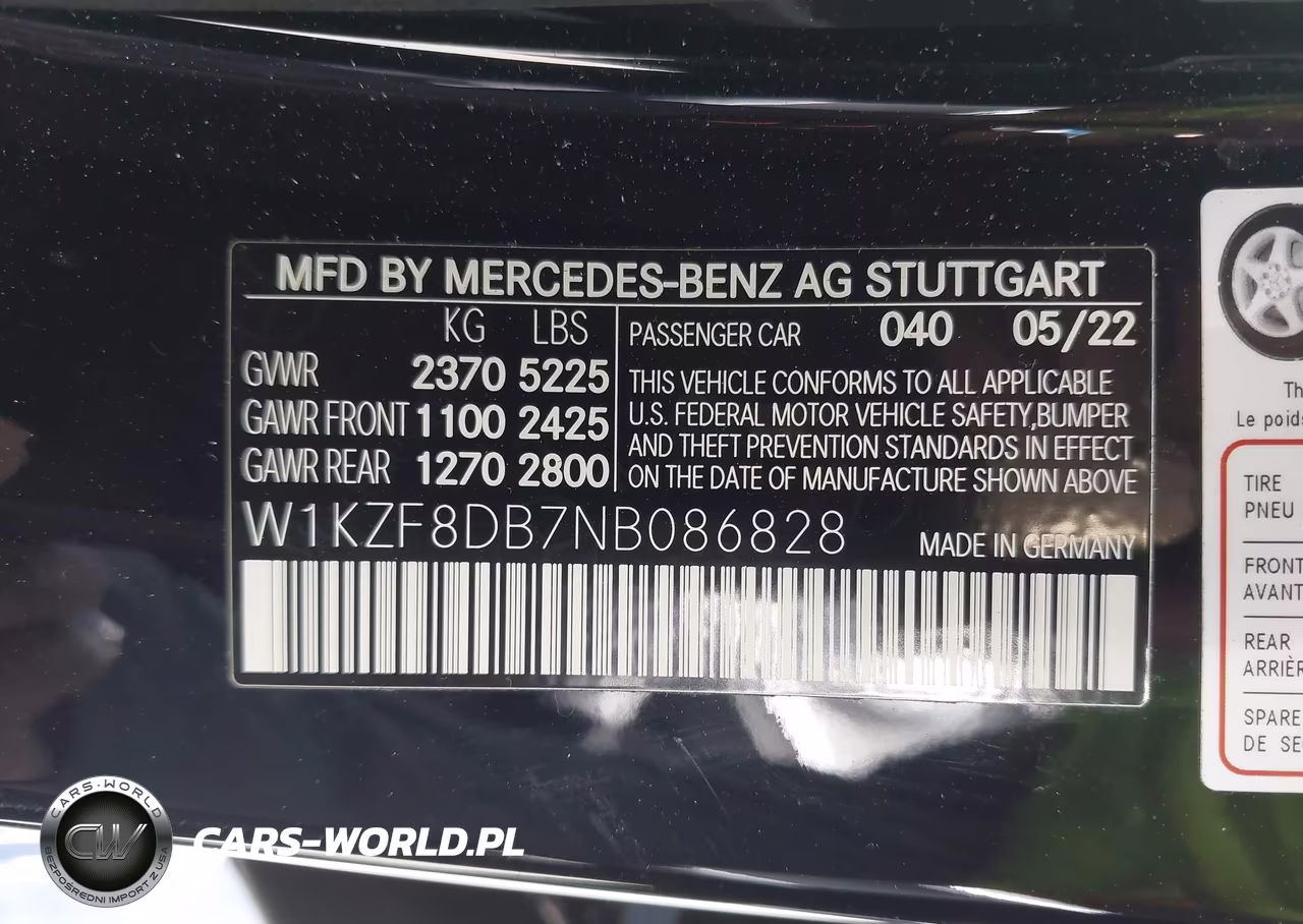 2022 Mercedes-Benz E 350 VIN:W1KZF8DB7NB086828 - 9