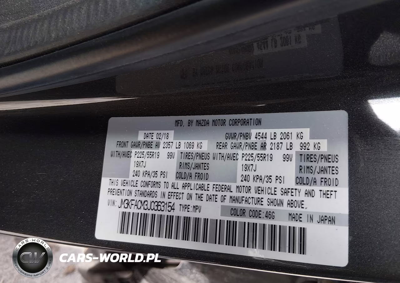 2018 Mazda Cx-5 Touring VIN:JM3KFACM3J0363154 - 9