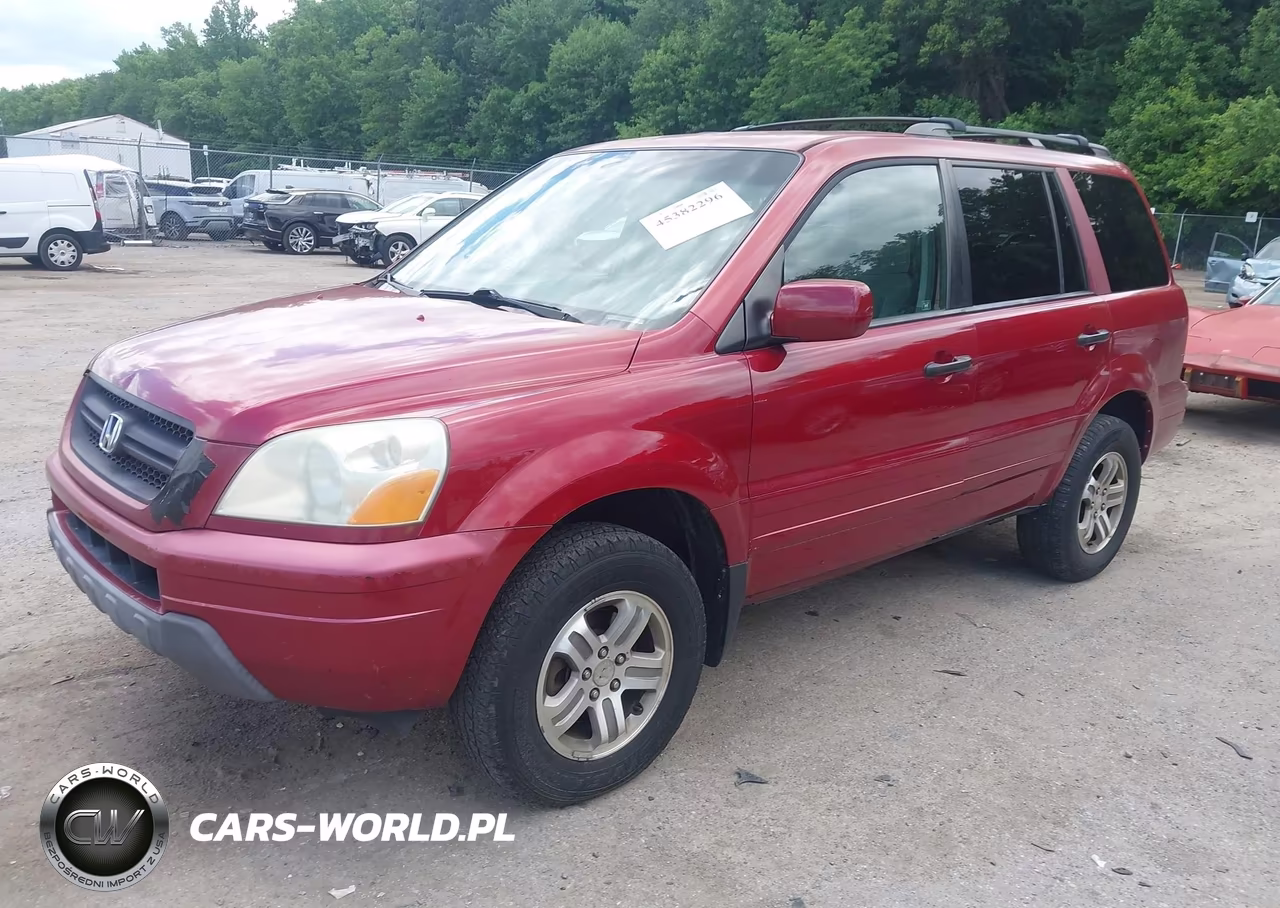 2003 Honda Pilot Ex VIN:2HKYF184X3H573218 - 2