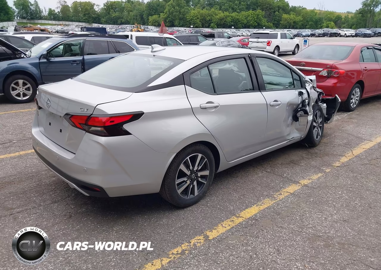 2021 Nissan Versa Sv Xtronic Cvt VIN:3N1CN8EV6ML881574 - 4