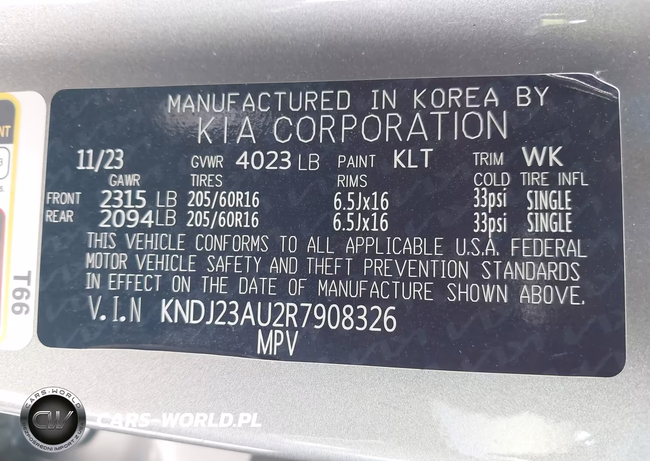 2024 Kia Soul Lx VIN:KNDJ23AU2R7908326 - 9