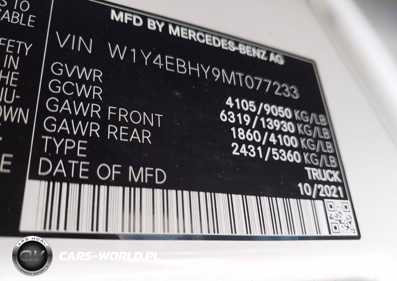 2021 Mercedes-Benz Sprinter 2500 Standard Roof V6 VIN:W1Y4EBHY9MT077233 - 9