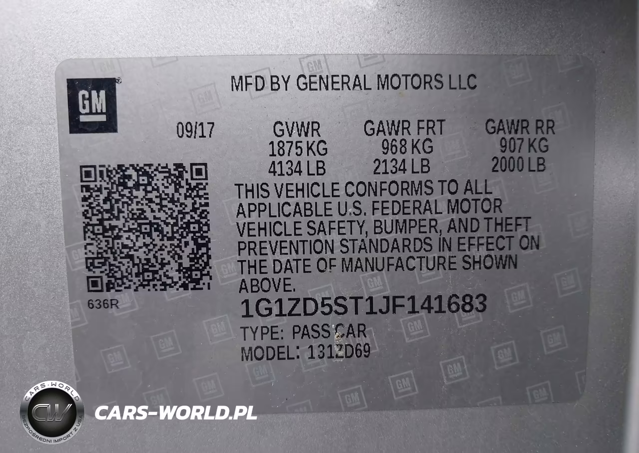 2018 Chevrolet Malibu Lt VIN:1G1ZD5ST1JF141683 - 9