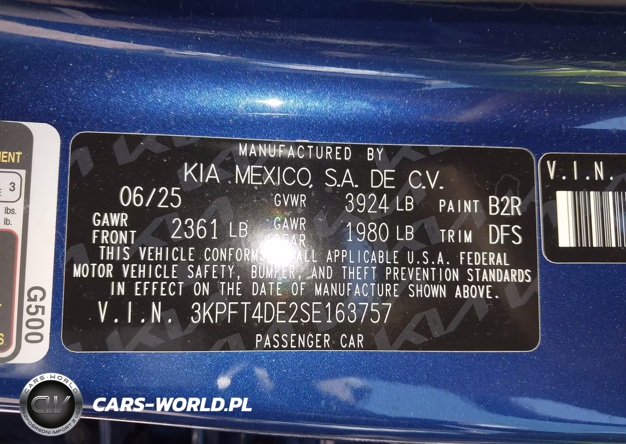 2025 Kia K4 Lxs VIN:3KPFT4DE2SE163757 - 9