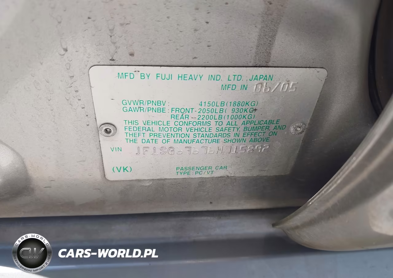 2006 Subaru Forester 2.5X L.l. Bean Edition VIN:JF1SG67676H715892 - 9