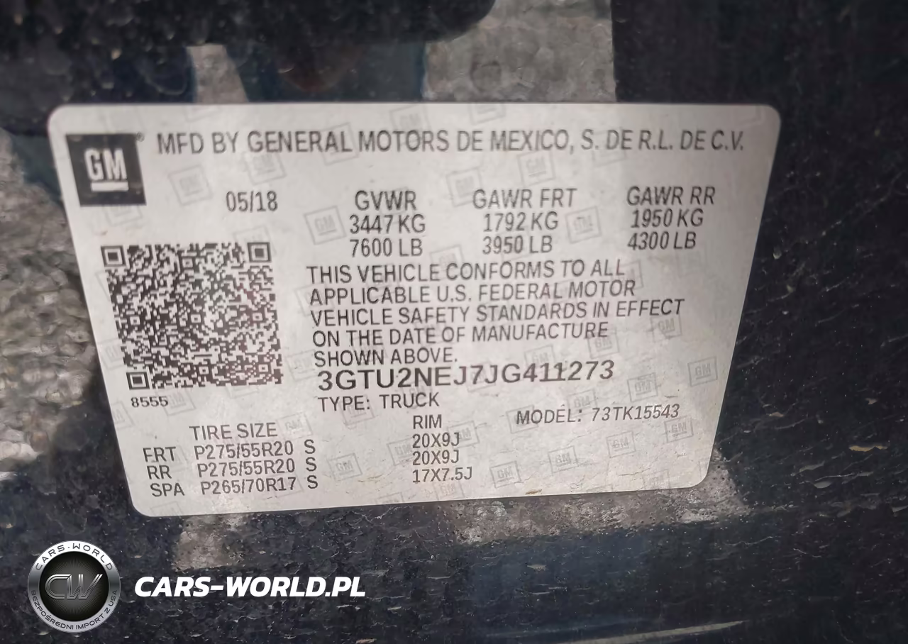 2018 GMC Sierra 1500 Slt VIN:3GTU2NEJ7JG411273 - 9