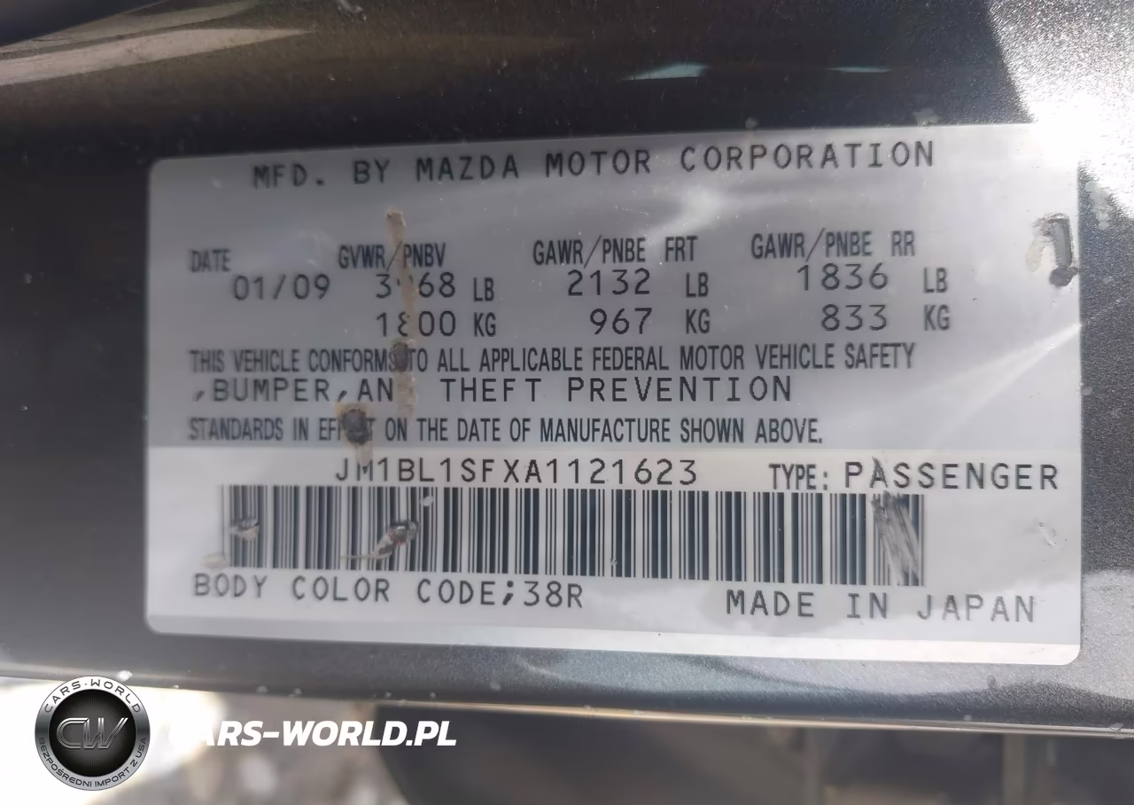 2010 Mazda Mazda3 I Touring VIN:JM1BL1SFXA1121623 - 9