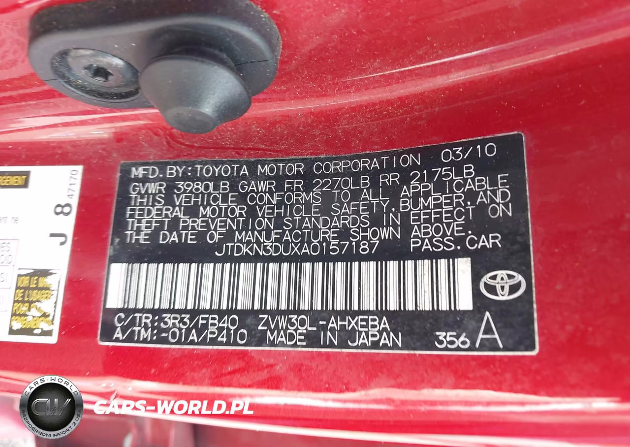 2010 Toyota Prius Iii VIN:JTDKN3DUXA0157187 - 9