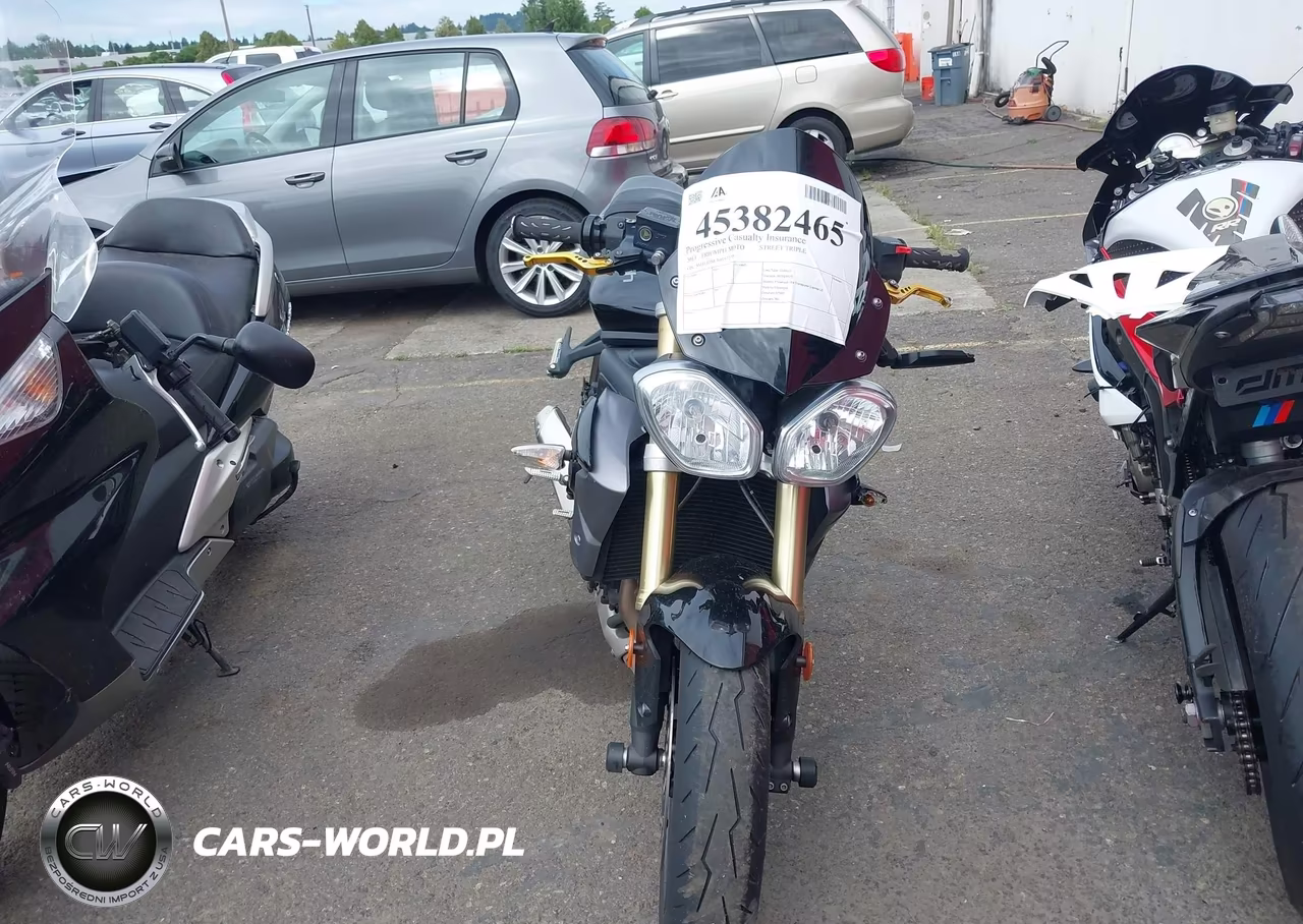 2013 Triumph Motorcycle Street Triple VIN:SMTL02NE3DT572358 - 5