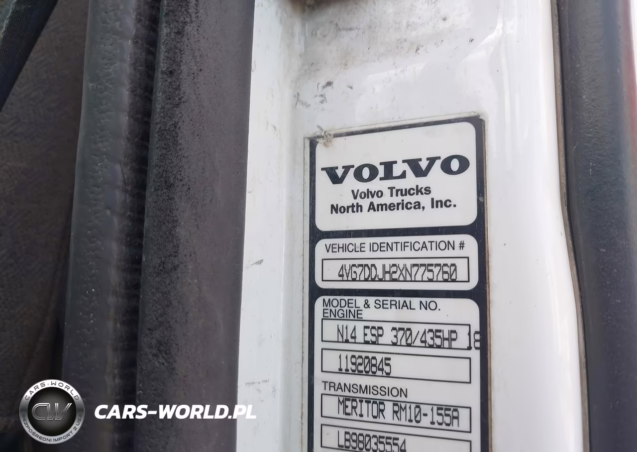 1999 Volvo Vn VIN:4VG7DDJH2XN775760 - 8