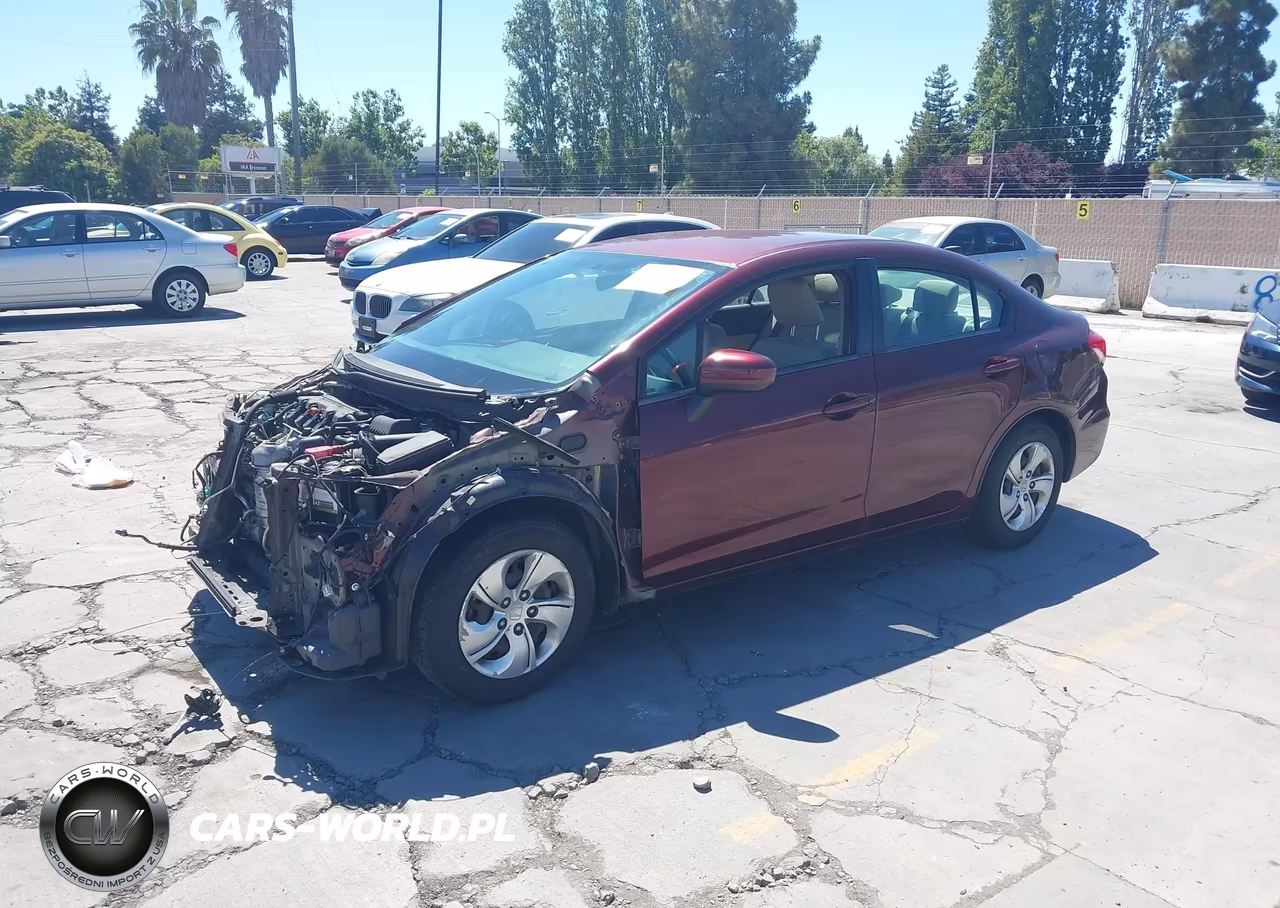 2014 Honda Civic Lx VIN:19XFB2F52EE213811 - 2