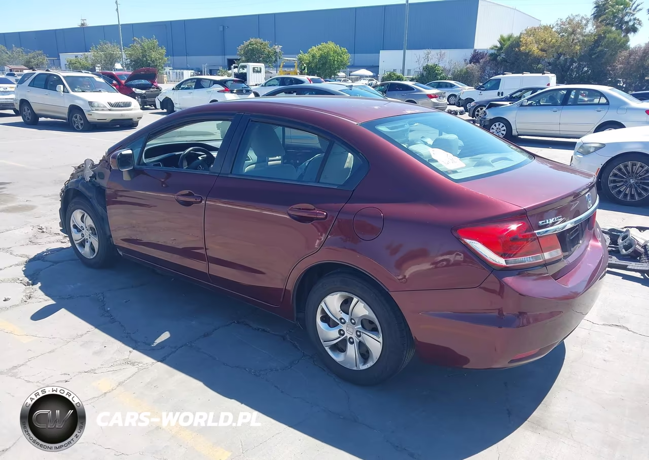 2014 Honda Civic Lx VIN:19XFB2F52EE213811 - 3