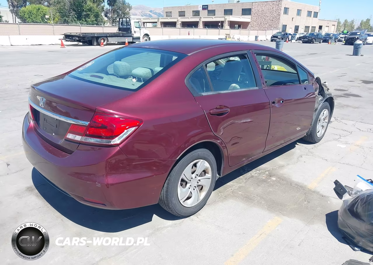2014 Honda Civic Lx VIN:19XFB2F52EE213811 - 4