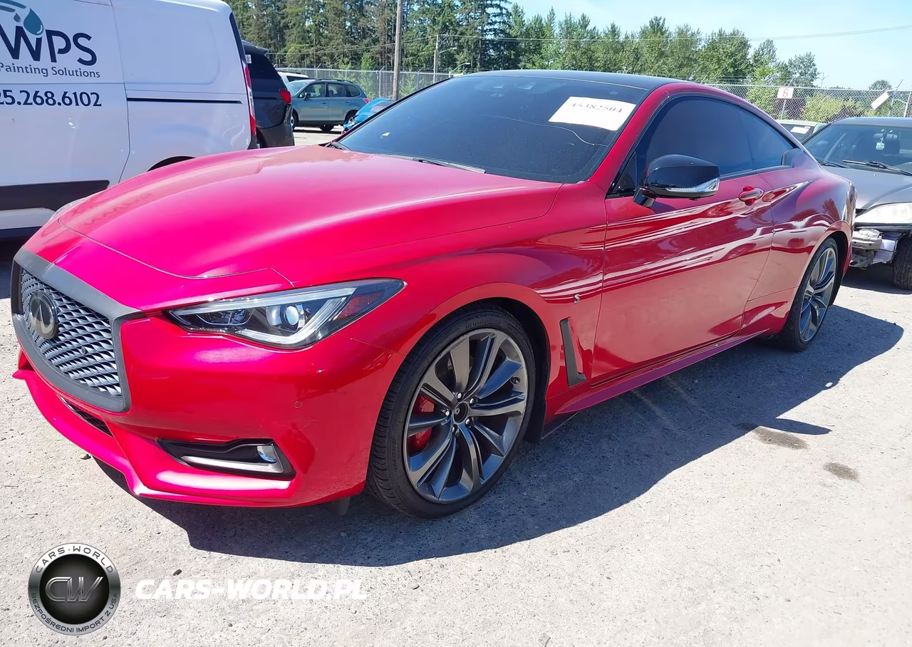 2020 Infiniti Q60 Red Sport 400 Awd VIN:JN1FV7EL0LM460038 - 2