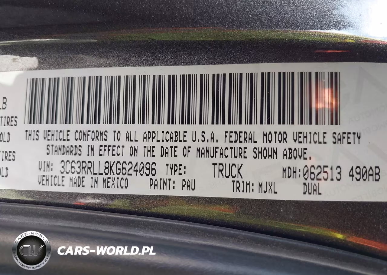 2019 Ram 3500 Big Horn VIN:3C63RRLL8KG624096 - 9