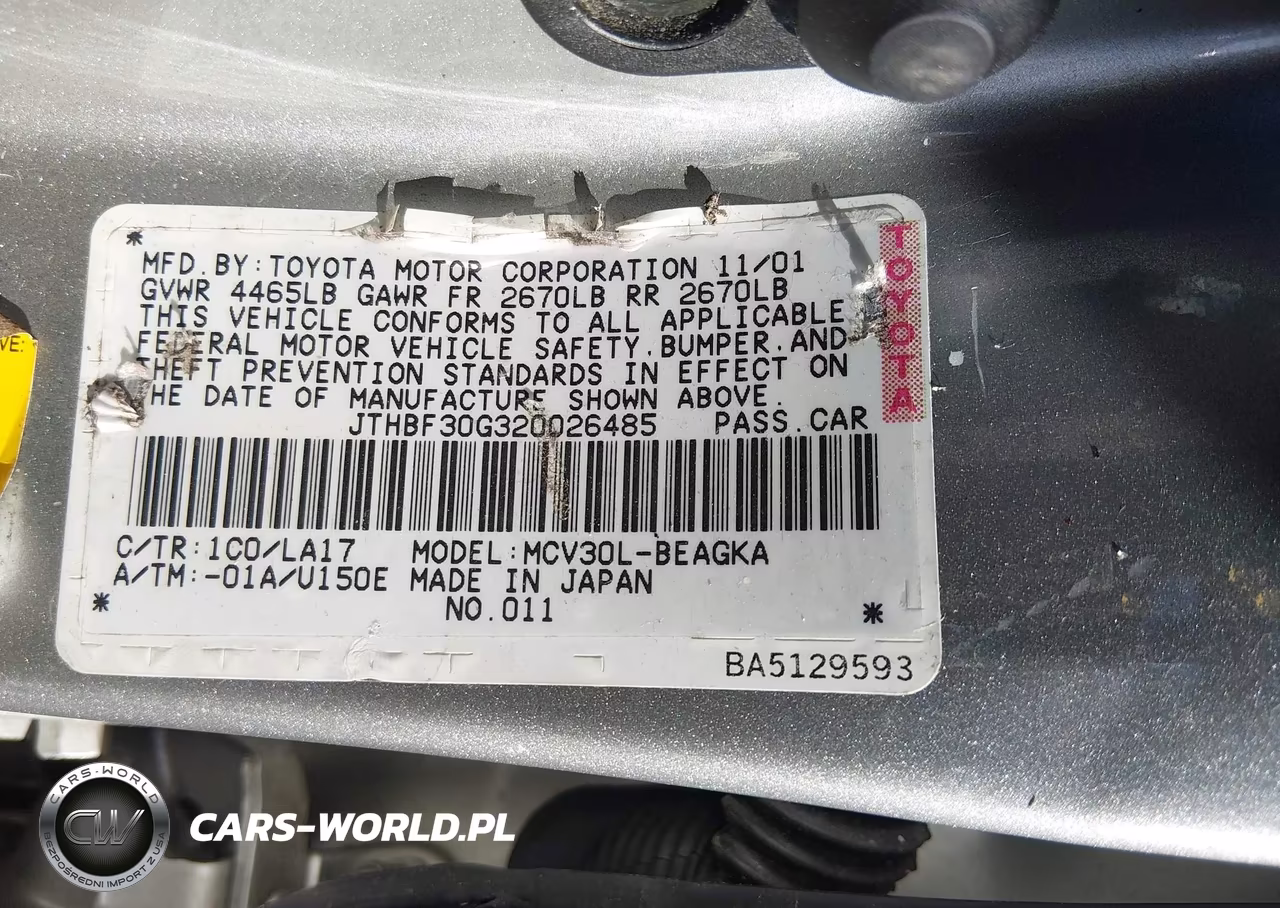 2002 Lexus Es 300 VIN:JTHBF30G320026485 - 9