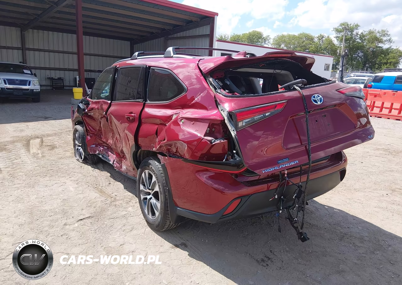 2021 Toyota Highlander Hybrid Xle VIN:5TDGBRCH1MS532472 - 3