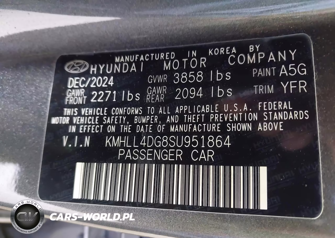 2025 Hyundai Elantra Se VIN:KMHLL4DG8SU951864 - 9