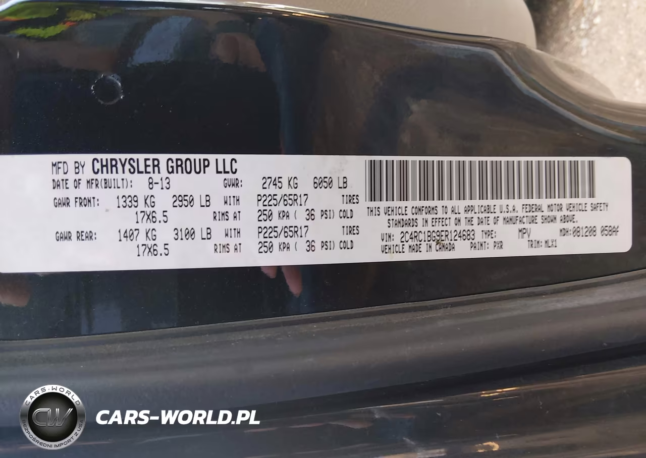 2014 Chrysler Town & Country Touring VIN:2C4RC1BG9ER124683 - 9