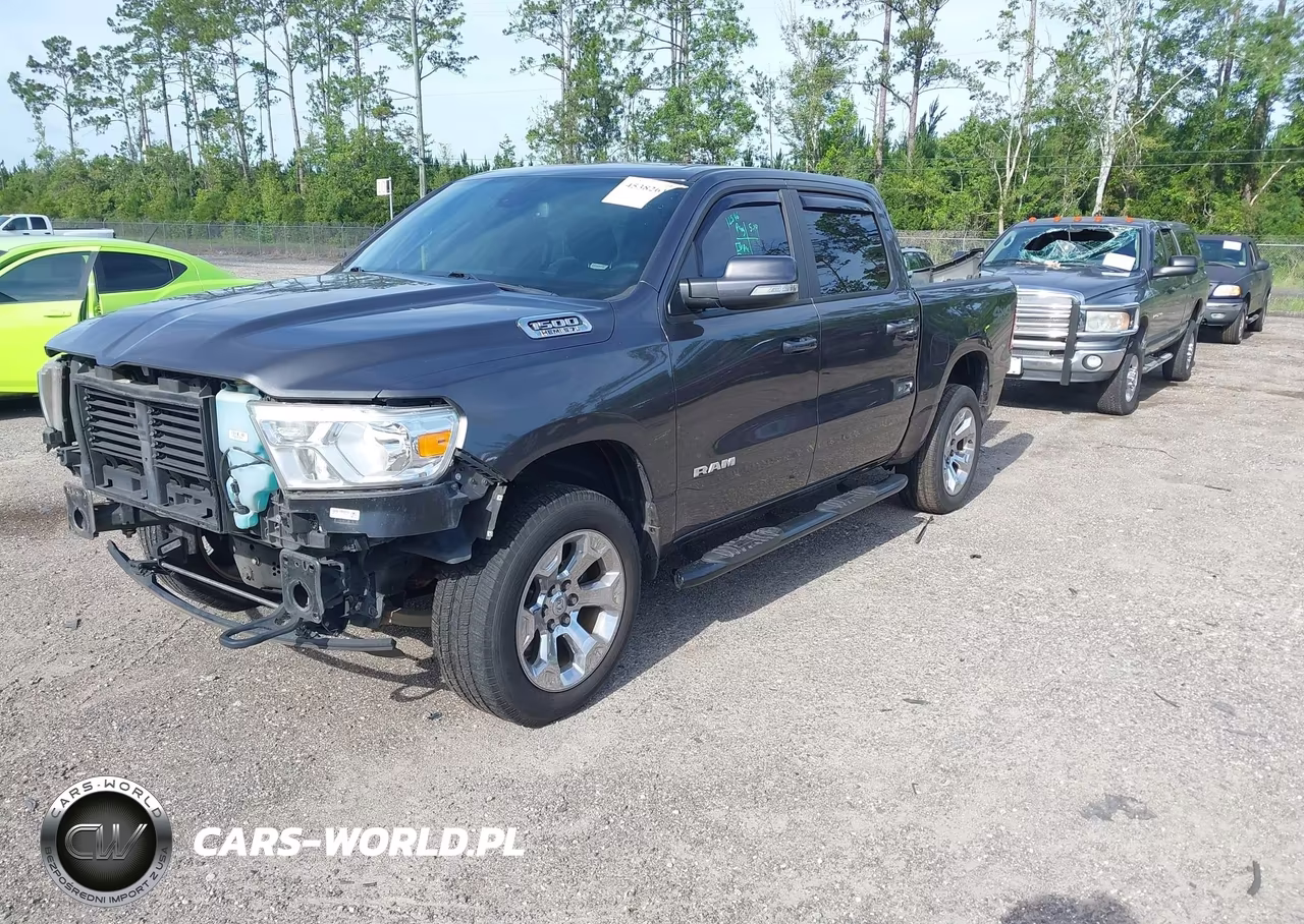 2019 Ram 1500 Big Horn-Lone Star 4X4 5'7 Box VIN:1C6SRFFT7KN608727 - 2