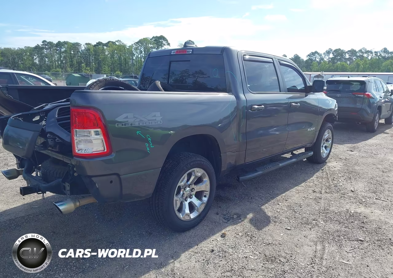 2019 Ram 1500 Big Horn-Lone Star 4X4 5'7 Box VIN:1C6SRFFT7KN608727 - 4
