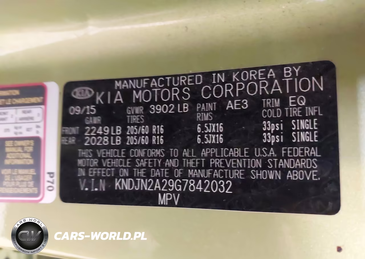 2016 Kia Soul VIN:KNDJN2A29G7842032 - 9
