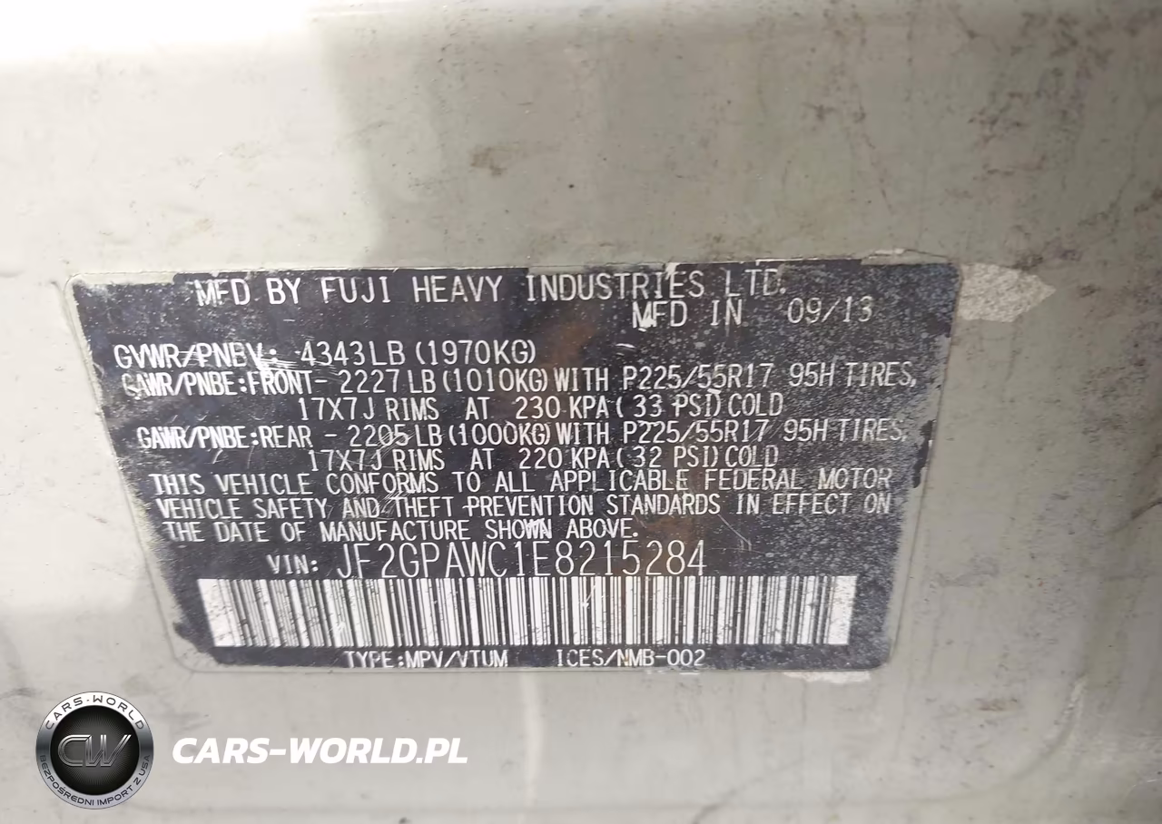 2017 Subaru Crosstrek 2.0I Premium VIN:JF2GPABC3H8231240 - 9
