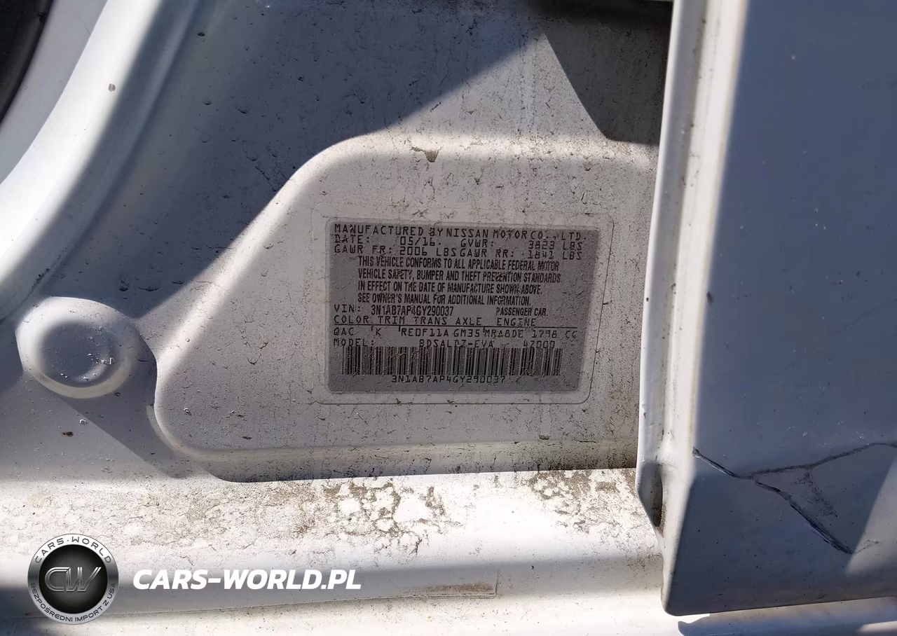 2016 Nissan Sentra Sv VIN:3N1AB7AP4GY290037 - 9