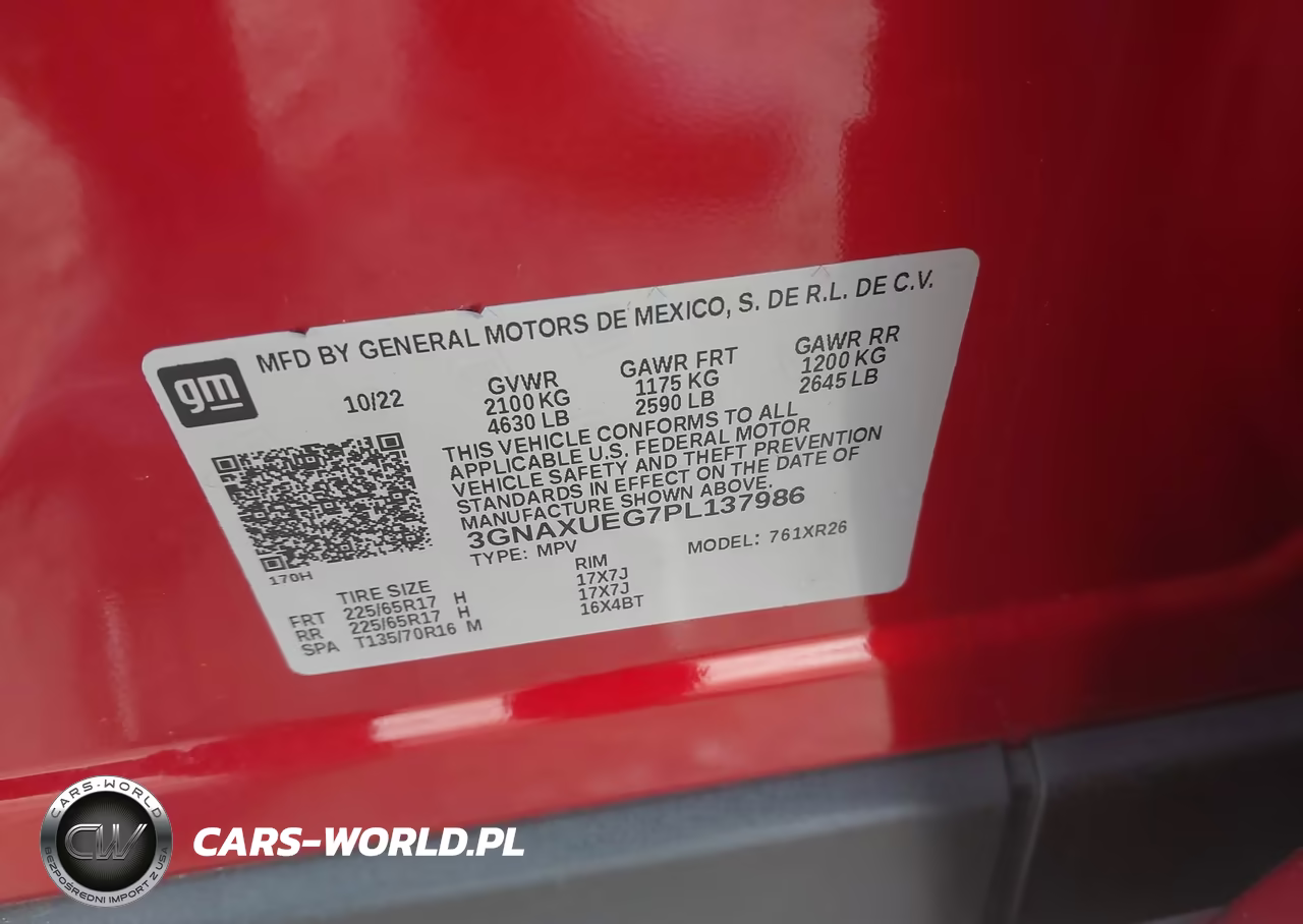 2023 Chevrolet Equinox Awd Lt VIN:3GNAXUEG7PL137986 - 9
