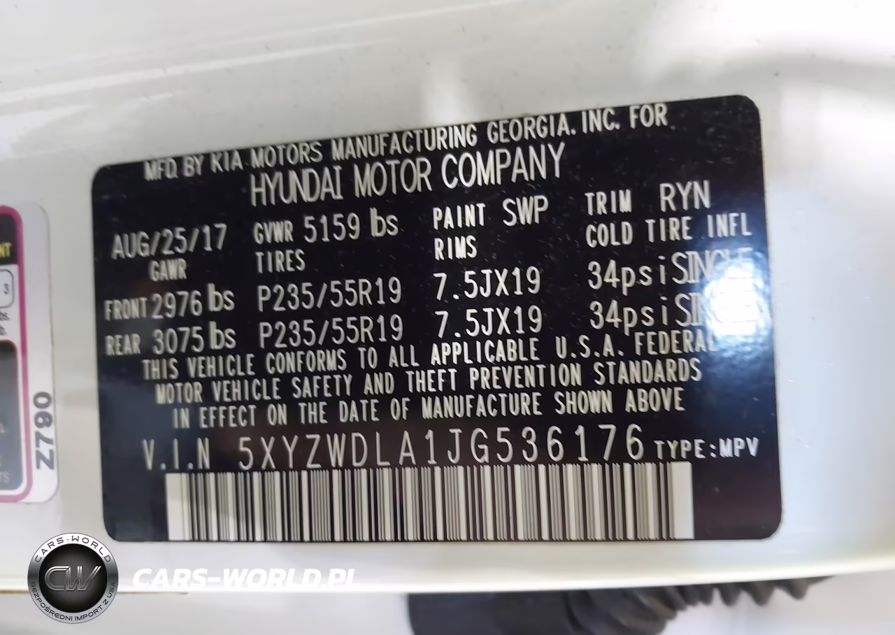 2018 Hyundai Santa Fe Sport 2.0T Ultimate VIN:5XYZWDLA1JG536176 - 9