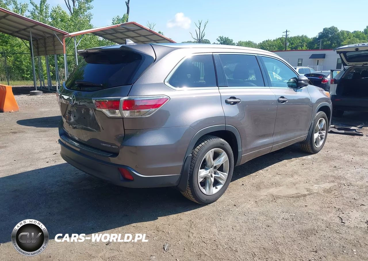 2014 Toyota Highlander Limited Platinum V6 VIN:5TDDKRFH7ES033014 - 4