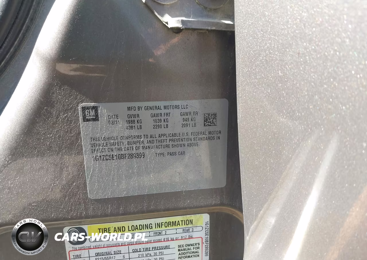 2011 Chevrolet Malibu 1Lt VIN:1G1ZC5E10BF289399 - 9
