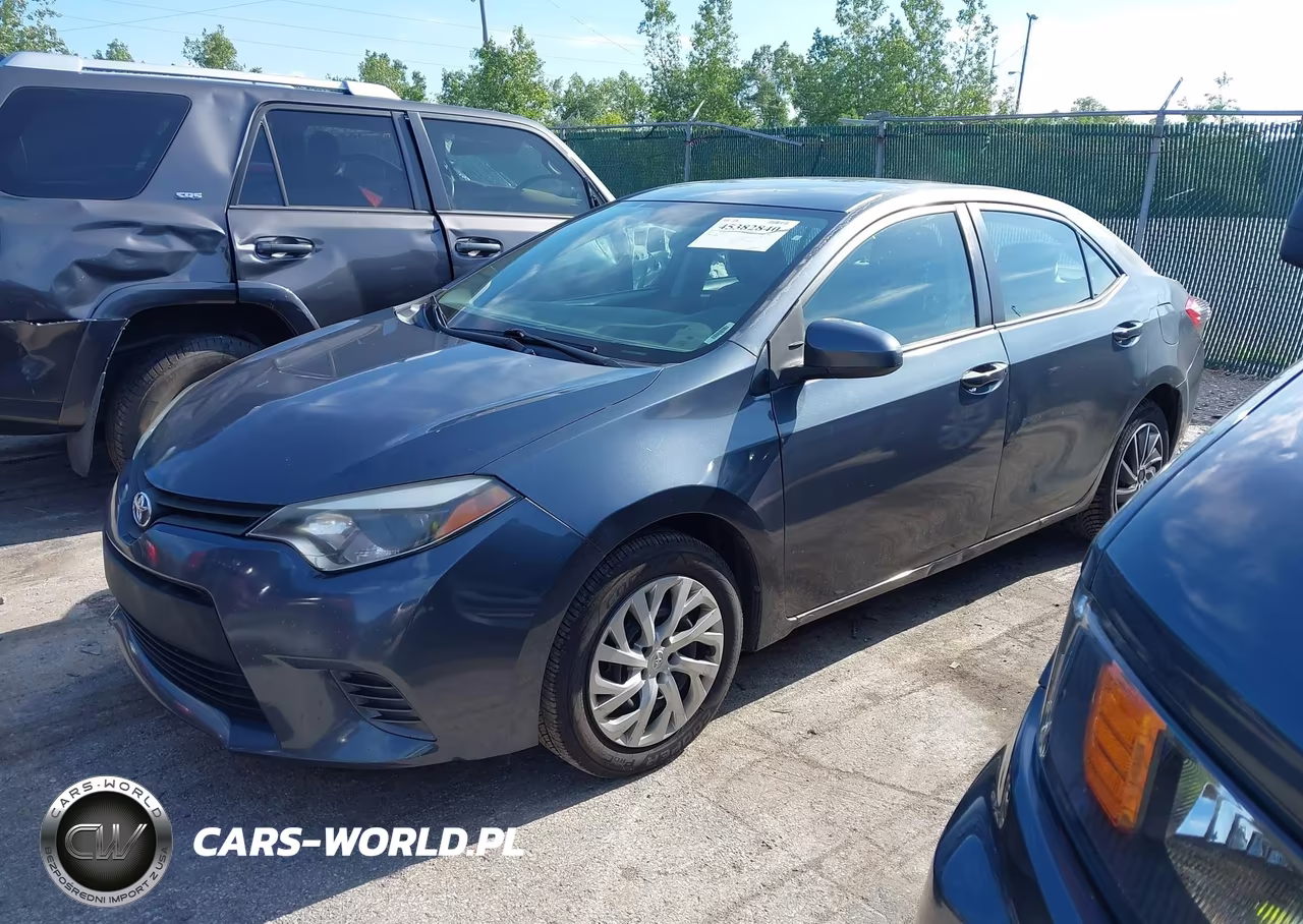 2016 Toyota Corolla Le VIN:5YFBURHE8GP394204 - 2