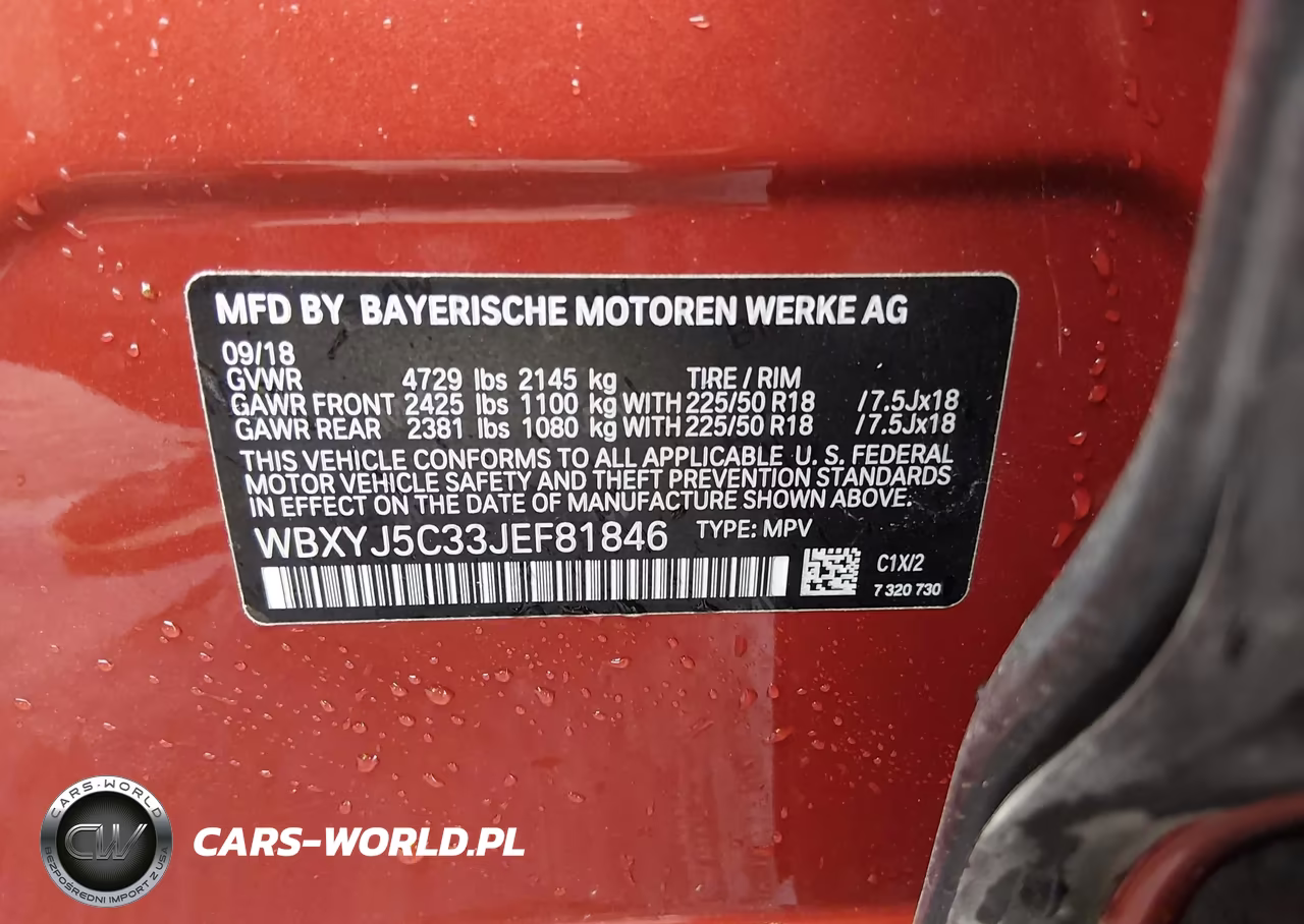 2018 BMW X2 xDrive28I VIN:WBXYJ5C33JEF81846 - 9