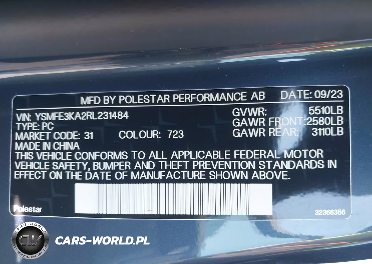 2024 Polestar 2 Long Range Single Motor-Long Range Single Motor Plus VIN:YSMFE3KA2RL231484 - 9