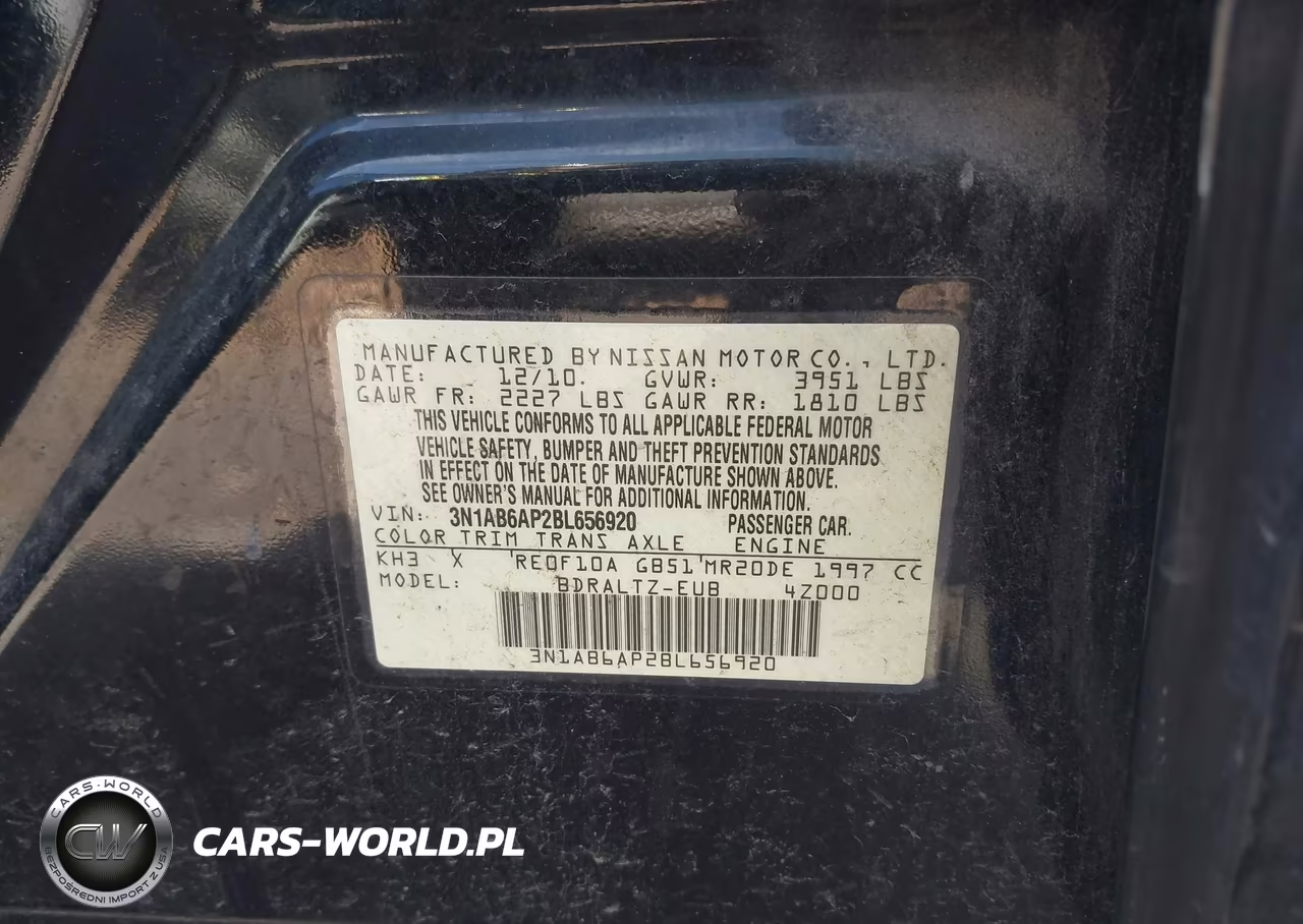 2011 Nissan Sentra 2.0Sr VIN:3N1AB6AP2BL656920 - 9