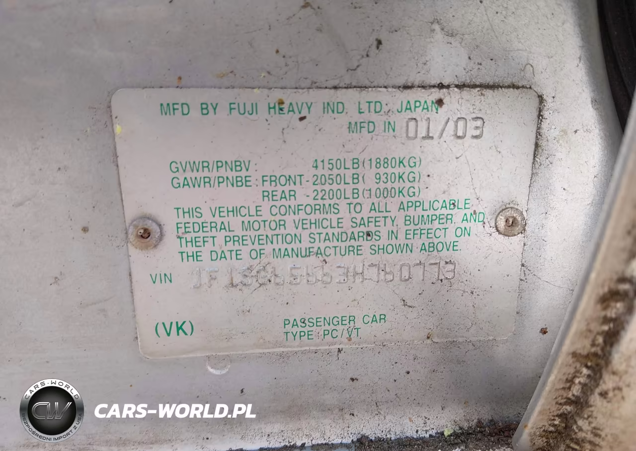 2003 Subaru Forester Xs VIN:JF1SG65663H760773 - 9