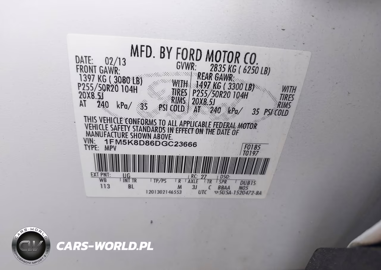 2013 Ford Explorer Xlt VIN:1FM5K8D86DGC23666 - 9