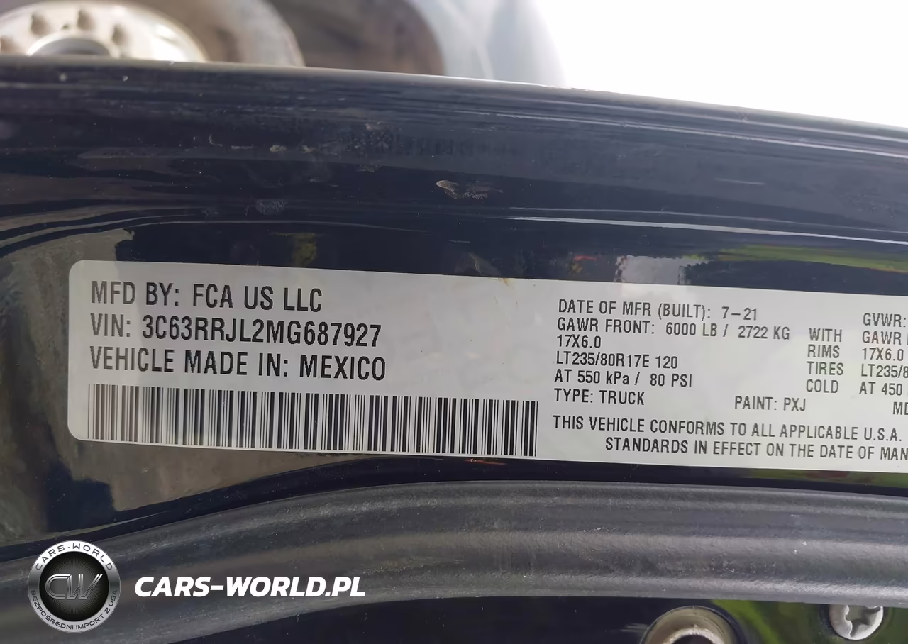 2021 Ram 3500 Laramie 4X4 8' Box VIN:3C63RRJL2MG687927 - 9