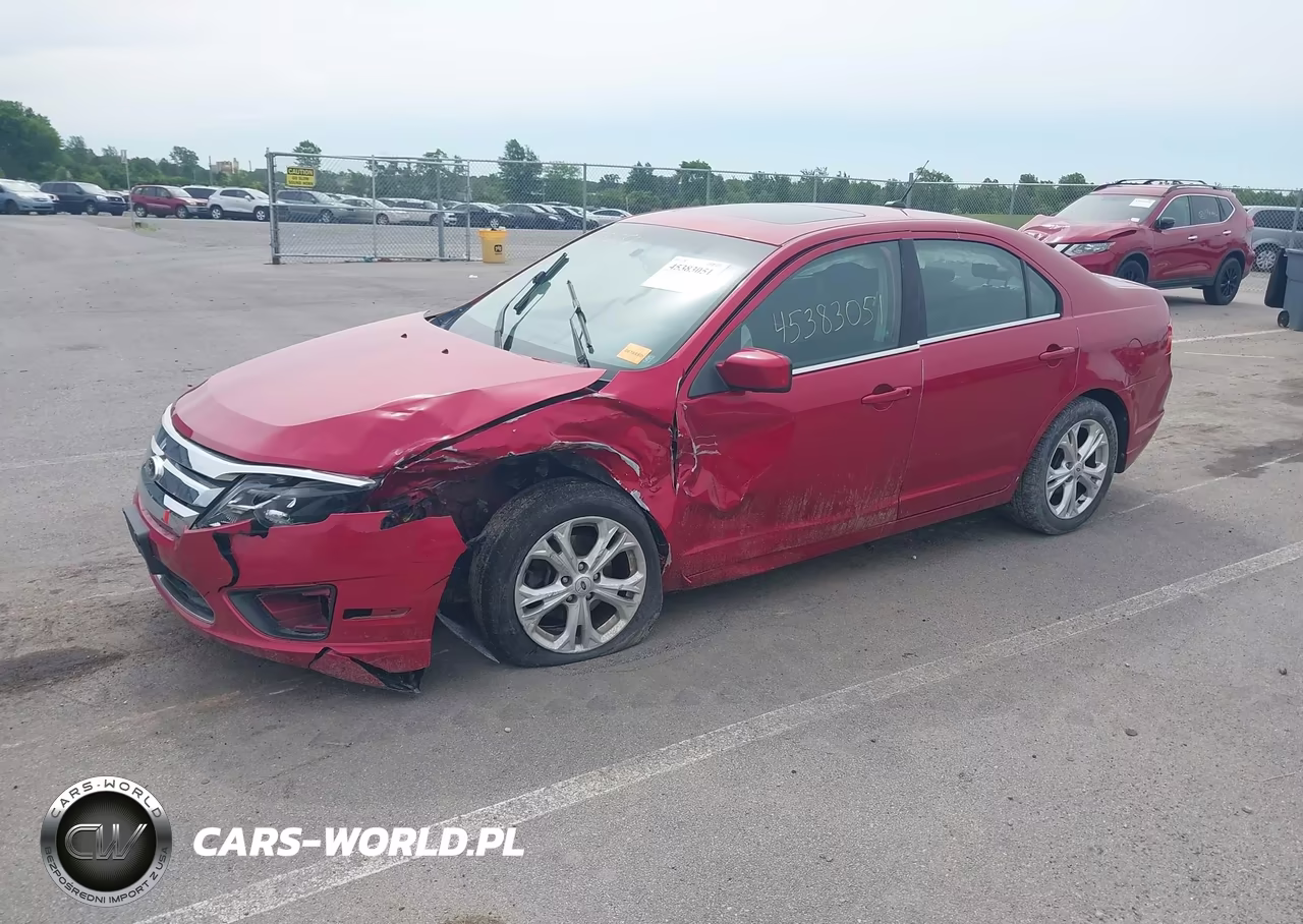 2012 Ford Fusion Se VIN:3FAHP0HA4CR349264 - 2
