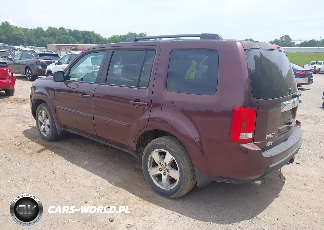 2011 Honda Pilot Ex-L VIN:5FNYF4H52BB084237 - 3