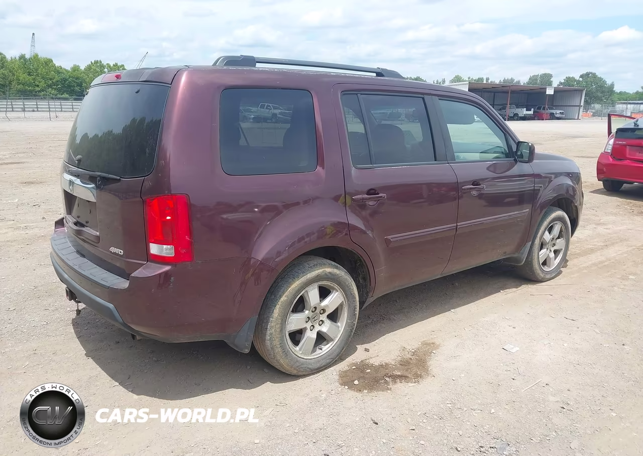 2011 Honda Pilot Ex-L VIN:5FNYF4H52BB084237 - 4