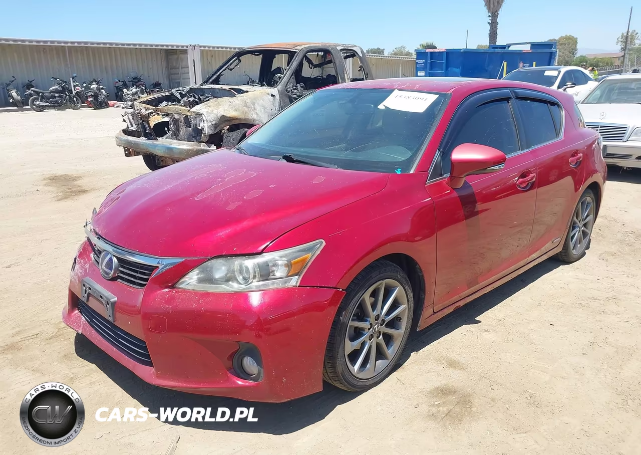 2012 Lexus Ct 200H Premium VIN:JTHKD5BH0C2078220 - 2