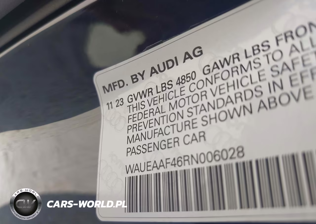 2024 Audi A4 Premium Plus 45 Tfsi S Line Quattro S Tronic VIN:WAUEAAF46RN006028 - 9