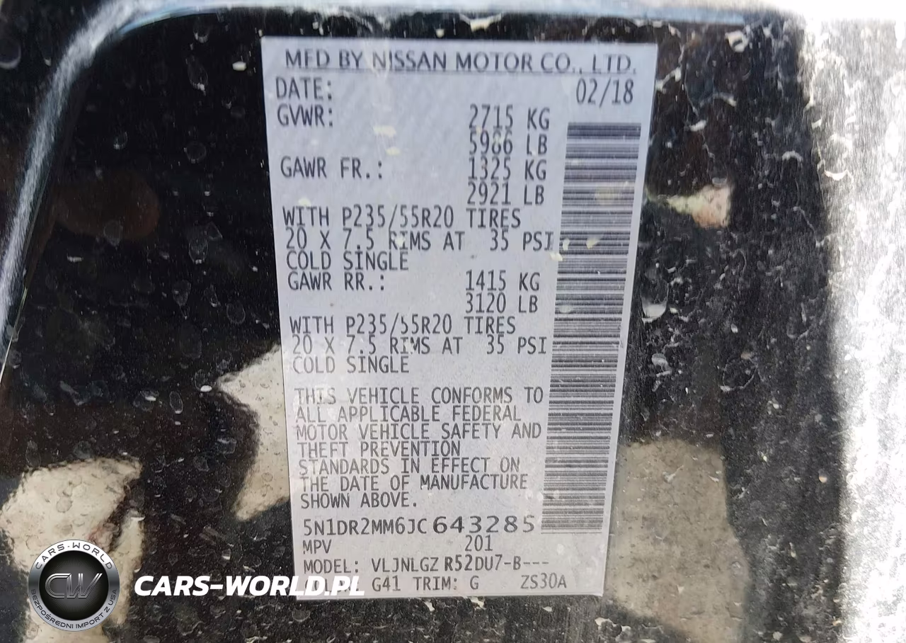 2018 Nissan Pathfinder Sl VIN:5N1DR2MM6JC643285 - 9