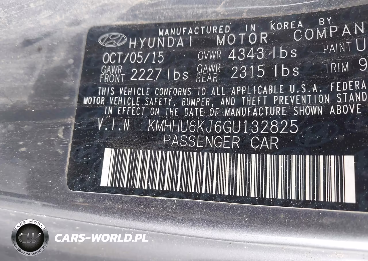 2016 Hyundai Genesis 3.8 Ultimate VIN:KMHHU6KJ6GU132825 - 9