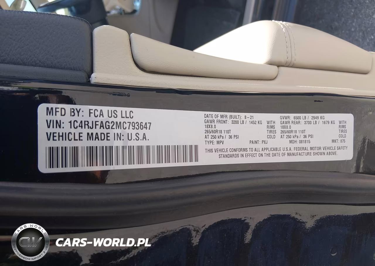 2021 Jeep Grand Cherokee Laredo E 4X4 VIN:1C4RJFAG2MC793647 - 9