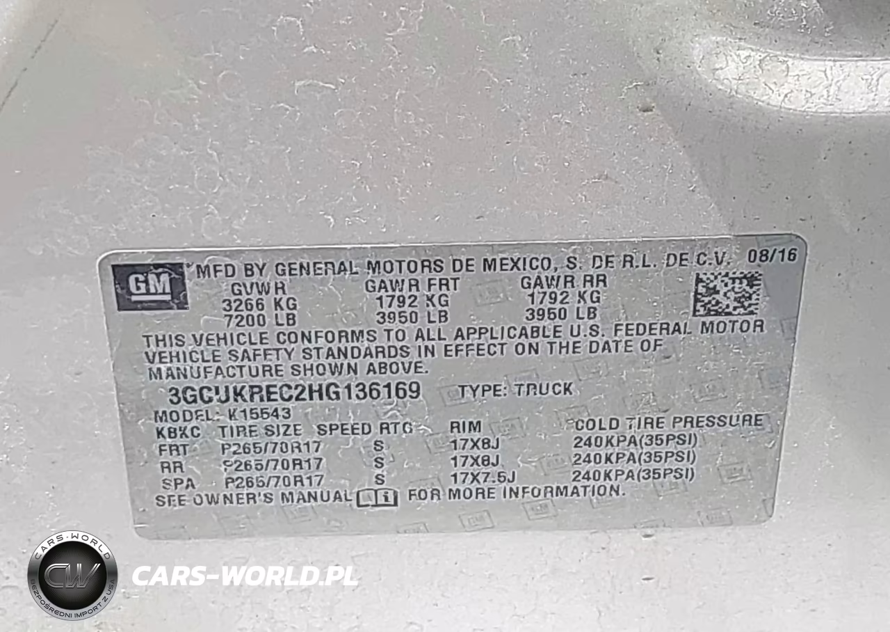 2017 Chevrolet Silverado 1500 1Lt VIN:3GCUKREC2HG136169 - 9