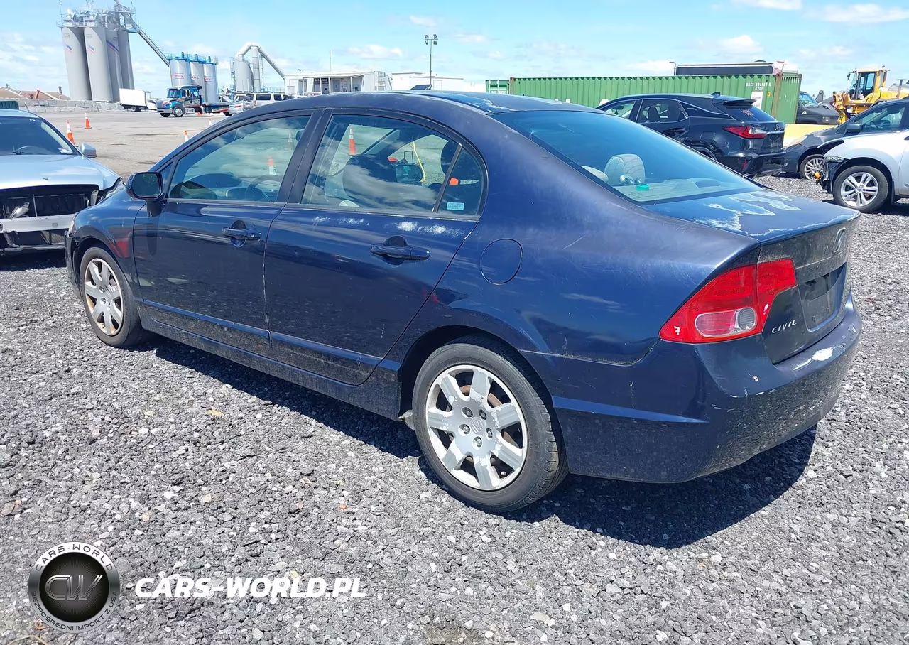 2007 Honda Civic Lx VIN:2HGFA16577H509140 - 3